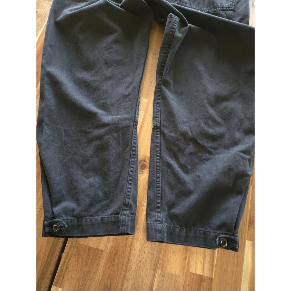 Buck Mason Baja Twill Studio Jumpsuit Medium Black Long Sleeve Cotton Utility - Picture 5 of 12